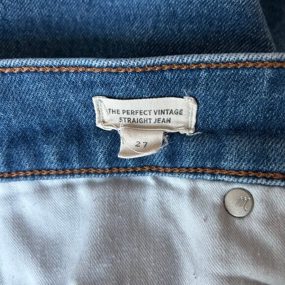 Madewell The Perfect Vintage Straight Leg Jean Size 27 Women's Medium Wash Denim - Picture 6 of 10